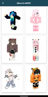 Kawaii Skins for Minecraft PE android App screenshot 3