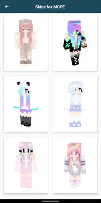 Kawaii Skins for Minecraft PE android App screenshot 6